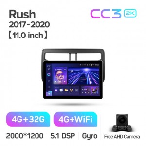 Штатная автомагнитола на Android TEYES CC3 2K для Toyota Rush 2017-2020 3/32gb