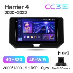Штатная автомагнитола на Android TEYES CC3 2K для Toyota Harrier 4 XU80 2020-2022 3/32gb