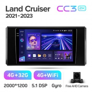 Штатная автомагнитола на Android TEYES CC3 2K для Toyota Land Cruiser J300 300 2021-2023 3/32gb
