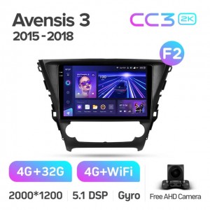 Штатная автомагнитола на Android TEYES CC3 2K для Toyota Avensis 3 2015-2018 (Версия F2) 3/32gb