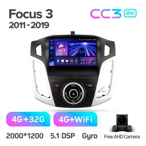 Штатная автомагнитола на Android TEYES CC3 2K для Ford Focus 3 2011-2019 3/32gb