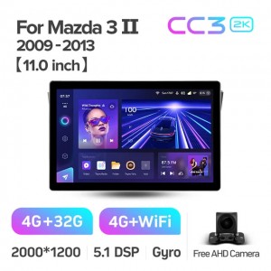 Штатная автомагнитола на Android TEYES CC3 2K для Mazda 3 BL 2009-2013 3/32gb