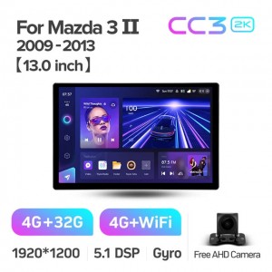 Штатная автомагнитола на Android TEYES CC3 2K для Mazda 3 BL 2009-2013 3/32gb