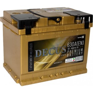 Аккумулятор DECUS ЗОЛОТО L+ (60 А/Ч, 630 А)
