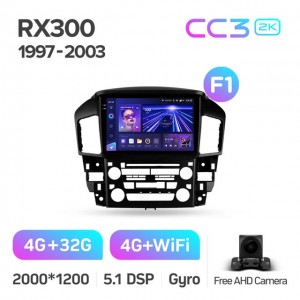 Штатная автомагнитола на Android TEYES CC3 2K для Lexus Harrier RX300 XU10 1997-2003 (Версия F1) 3/32gb