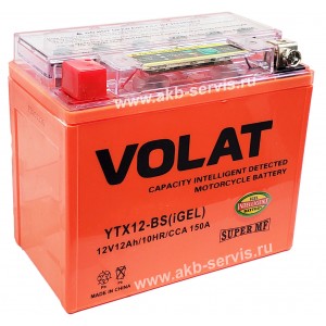 Аккумулятор VOLAT YTX14-BS (IGEL)