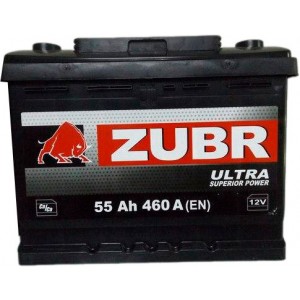 Аккумулятор ZUBR ULTRA 55 R (55 А/Ч, 530 А)