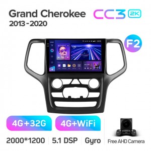 Штатная автомагнитола на Android TEYES CC3 2K для Jeep Grand Cherokee WK2 2013-2020 (Версия F2) 3/32gb
