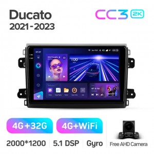 Штатная автомагнитола на Android TEYES CC3 2K для Fiat Ducato Van L3H2 2021-2023 3/32gb