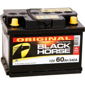 Аккумулятор BLACK HORSE 60 R (60 А/Ч, 540 А)