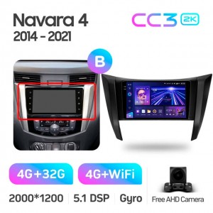Штатная автомагнитола на Android TEYES CC3 2K для Nissan Navara D23 IV 4 2014-2021 (Версия B) 3/32gb
