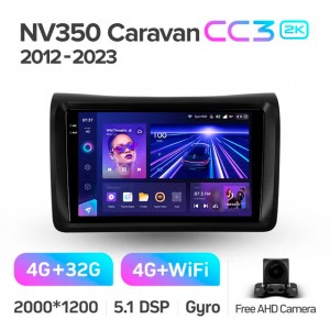 Штатная автомагнитола на Android TEYES CC3 2K для Nissan NV350 Caravan 2012-2023 3/32gb