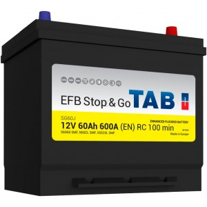 Аккумулятор TAB EFB STOP&GO 60 JR (60 А/Ч, 600 А)