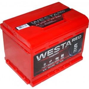 Аккумулятор WESTA RED 60 R (60 А/Ч, 640 А)