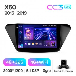 Штатная автомагнитола на Android TEYES CC3 2K для Lifan X50 2015-2019 3/32gb
