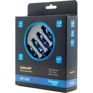 Межблочный кабель RCA SWAT SIP-418