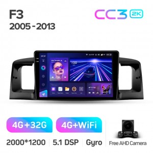 Штатная автомагнитола на Android TEYES CC3 2K для BYD F3 1 2005-2013 3/32gb