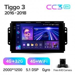 Штатная автомагнитола на Android TEYES CC3 2K для Chery Tiggo 3 2016-2018 3/32gb