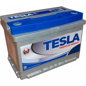 Аккумулятор TESLA PREMIUM ENERGY 75 R (74 А/Ч, 720 А)