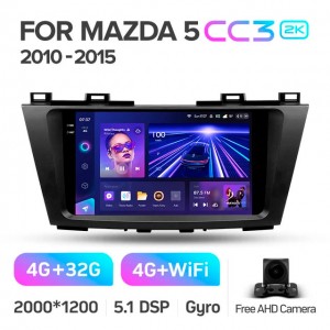 Штатная автомагнитола на Android TEYES CC3 2K для Mazda 5 3 CW 2010-2015  3/32gb