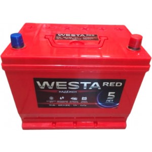 Аккумулятор WESTA RED 70 JR (70 А/Ч, 620 А)