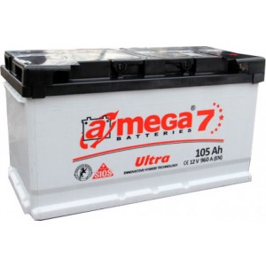 Аккумулятор A-MEGA ULTRA 105 R (105 А/Ч, 960 А)