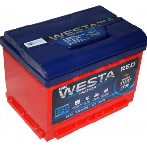 Аккумулятор WESTA RED EFB 60 R (60 А/Ч, 620 А)