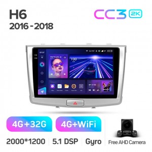 Штатная автомагнитола на Android TEYES CC3 2K для Great Wall Hover H6 2016-2018 3/32gb