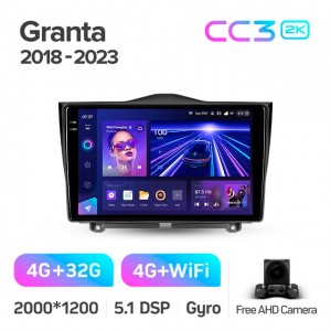 Штатная автомагнитола на Android TEYES CC3 2K для Lada Granta Cross 2018-2023 3/32gb