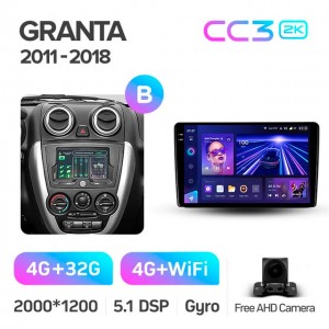 Штатная автомагнитола на Android TEYES CC3 2K для Lada Granta Sport 2011-2018 (Версия B) 3/32gb