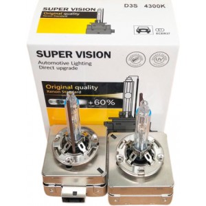 Ксеноновая лампа SUPER VISION D3S 4300K AC +60%