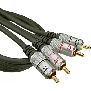 Межблочный кабель RCA NONAME 2RCA 5МЕТРОВ ЗЕЛЁНЫЙ