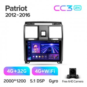Штатная автомагнитола на Android TEYES CC3 2K для УАЗ Патриот УАЗ-3163, Patriot 2012-2016 3/32gb