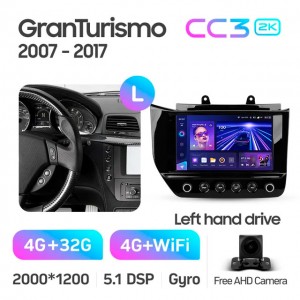Штатная автомагнитола на Android TEYES CC3 2K для Maserati GranTurismo LHD RHD 2007-2017 (Версия L) 3/32gb