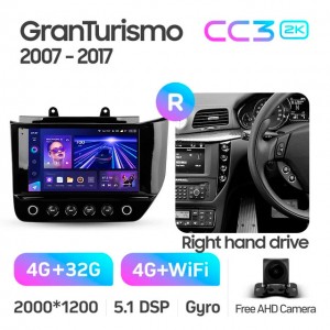 Штатная автомагнитола на Android TEYES CC3 2K для Maserati GranTurismo LHD RHD 2007-2017 (Версия R) (Правый руль) 3/32gb