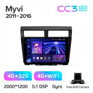 Штатная автомагнитола на Android TEYES CC3 2K для Perodua Myvi 2011-2016 3/32gb