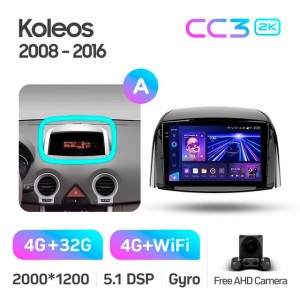 Штатная автомагнитола на Android TEYES CC3 2K для Renault Koleos 2008-2016 (Версия A) 3/32gb