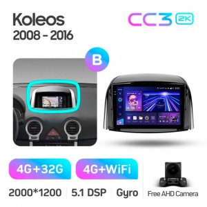Штатная автомагнитола на Android TEYES CC3 2K для Renault Koleos 2008-2016 (Версия B) 3/32gb