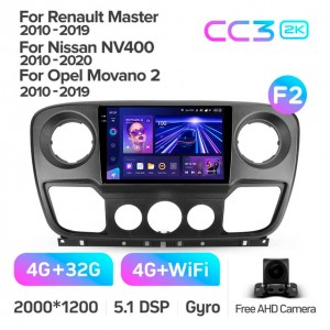 Штатная автомагнитола на Android TEYES CC3 2K для Opel Movano 2 2010-2019 (Версия F2) 3/32gb