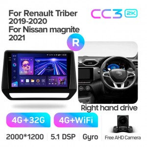 Штатная автомагнитола на Android TEYES CC3 2K для Nissan Magnite 2021 (Версия R) (Правый руль) 3/32gb