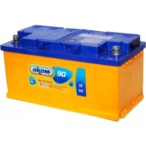 Аккумулятор АКОМ 90 R (90 А/Ч, 780 А)