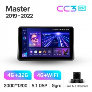 Штатная автомагнитола на Android TEYES CC3 2K для Renault Master 2019-2022 3/32gb
