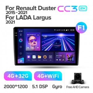 Штатная автомагнитола на Android TEYES CC3 2K для Lada Largus I 1 2021 (Версия F1) 3/32gb