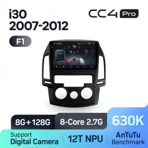 Штатная автомагнитола на Android TEYES CC4 Pro для Hyundai i30 1 FD 2007-2012 (Версия F1) 8/128gb