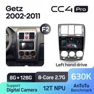 Штатная автомагнитола на Android TEYES CC4 Pro для Hyundai Getz 1 2002-2011 (Версия F2) 8/128gb