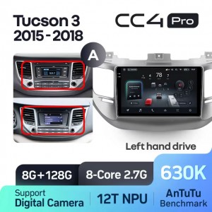Штатная автомагнитола на Android TEYES CC4 Pro для Hyundai Tucson 3 2015-2018 (Версия A) 8/128gb