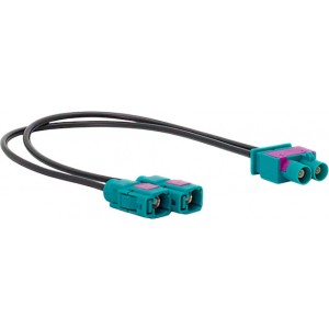 Антенный переходник CARAV 13-021 для Audi, Mercedes-Benz, Seat, Skoda, Volkswagen, BMW, KIA, OPEL, Citroen, Peugeot, Renault