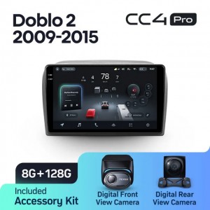 Штатная автомагнитола на Android TEYES CC4 Pro для Fiat Doblo 2 II 263 2009-2015 8/128gb
