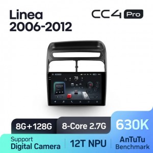 Штатная автомагнитола на Android TEYES CC4 Pro для Fiat Linea 2006-2012 8/128gb