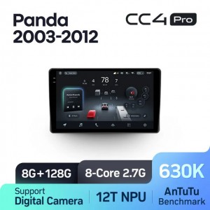 Штатная автомагнитола на Android TEYES CC4 Pro для Fiat Panda 169 2003-2012 8/128gb